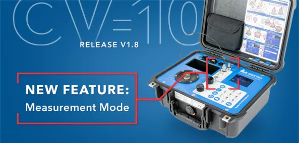 Mobile measurement and calibration with new release 1.8 of SPEKTRA's CV-10