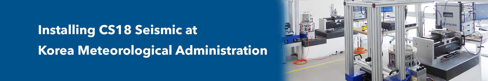 CS18 seismic system for the Korea Meteorological Administration