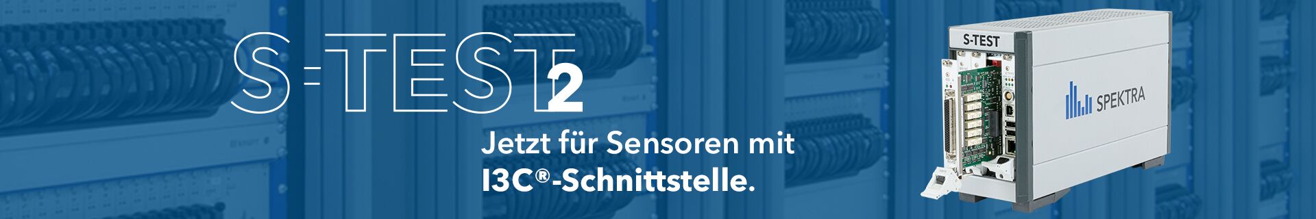 S-TEST unterstützt nun Sensoren mit I3C Schnittstelle