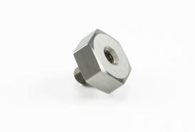 Mounting Adapter_1/4-28 - M6 (F) - Hex 3/4"